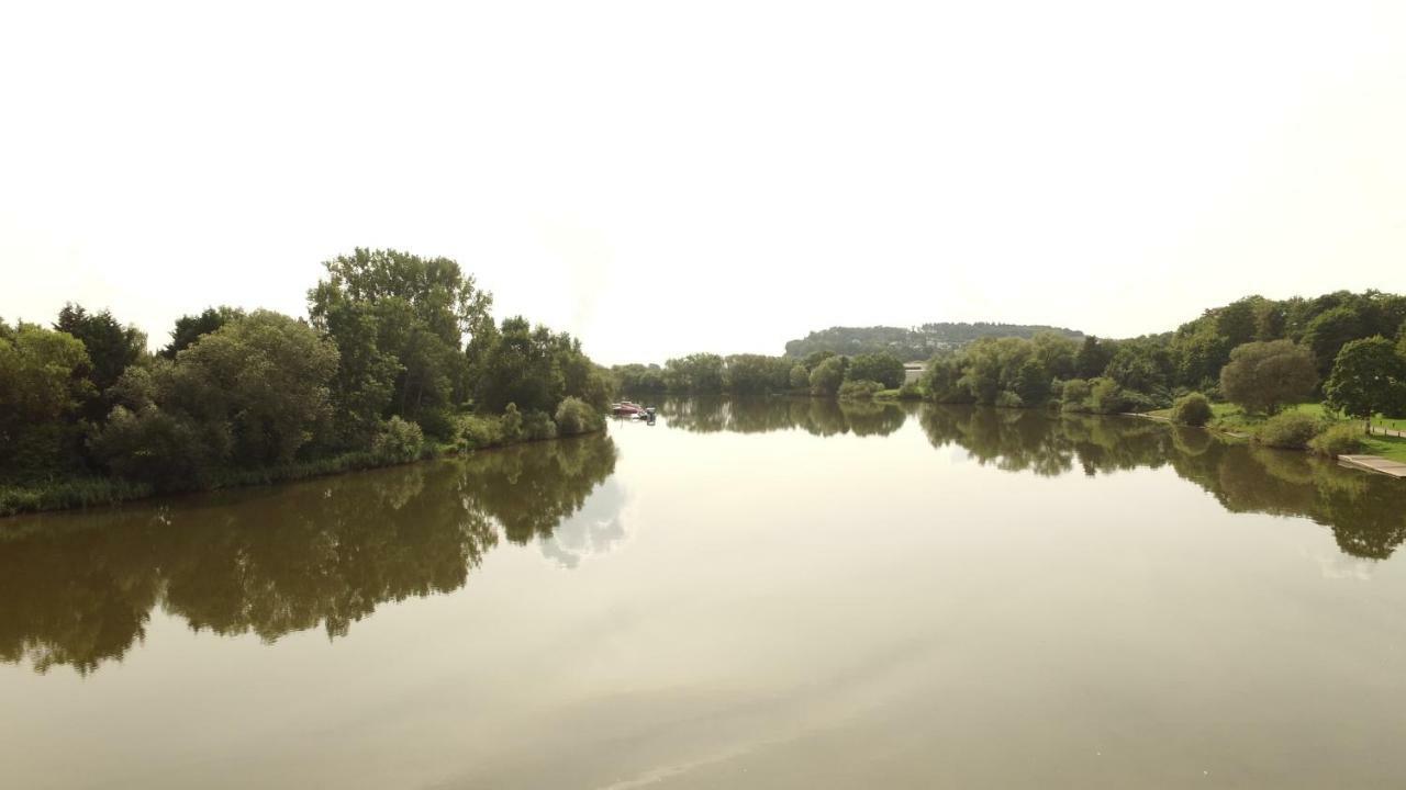 Weserwohnung - Bootshaus Urlaub Am Wasser Hamelin Luaran gambar